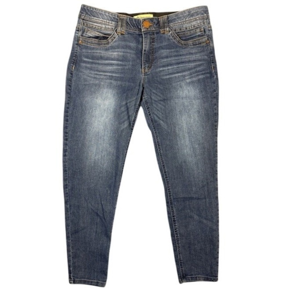 Democracy Ab Technology Women 12 Blue Skinny Jeans Medium Wash B1304XXIH Stretch